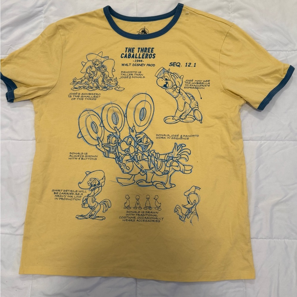 Disney Parks Ink & Paint Collection The Three Caballeros shirt
